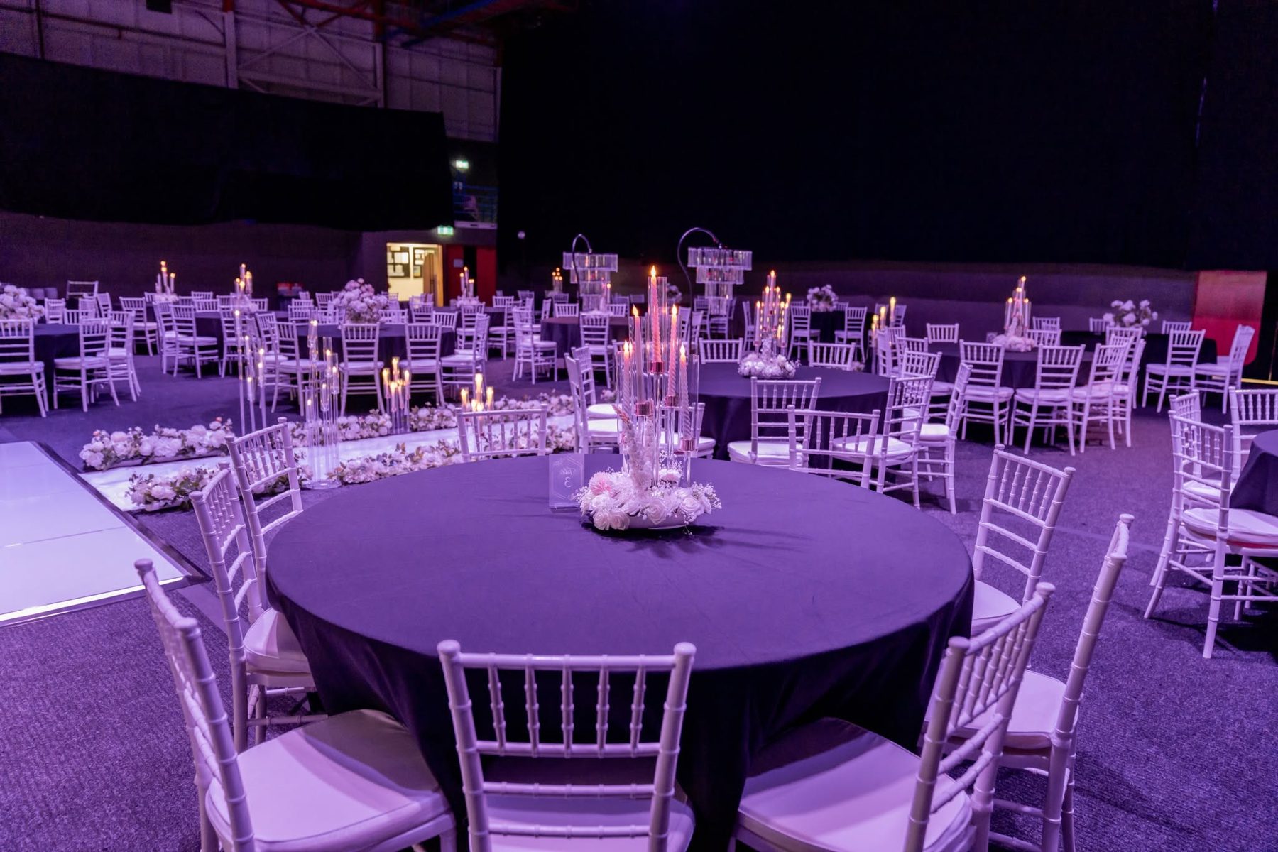 Bespoke wedding styling and venue transformation by DJ Vibez